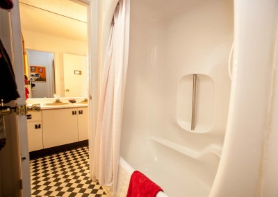 Luxury bathtub in Red Room washroom at hidden-valley-bed-and-breakfast